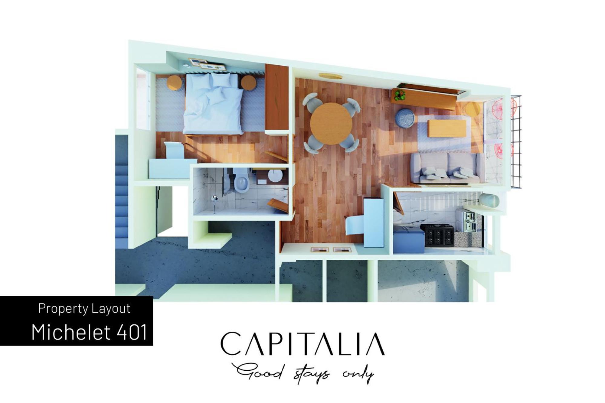 Capitalia - Apartments - Anzures México DF Habitación foto